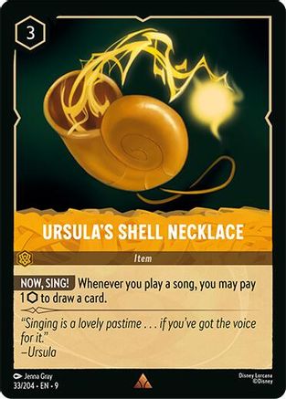 Ursula's Shell Necklace (33/204) - [ Fabled ] Cold Foil