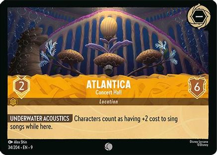 Atlantica - Concert Hall (34/204) - [ Fabled ] Cold Foil