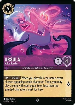 Ursula - Voice Stealer (44/204) - [ Fabled ] Cold Foil