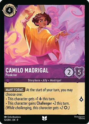 Camilo Madrigal - Prankster (52/204) - [ Fabled ] Cold Foil