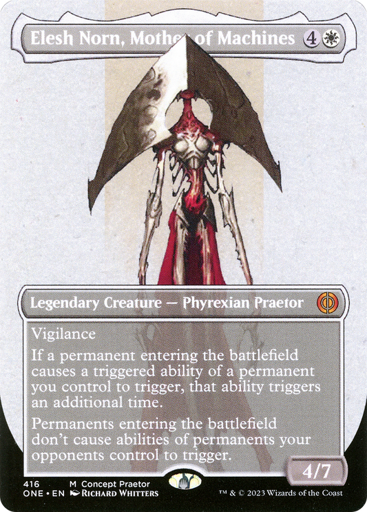 Elesh Norn, Mother of Machines (ONE-416) - [Phyrexia: All Will Be One] (Borderless)