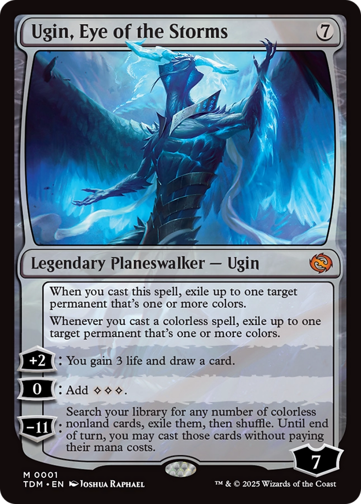 Ugin, Eye of the Storms (TDM-001) - [Tarkir: Dragonstorm] Foil