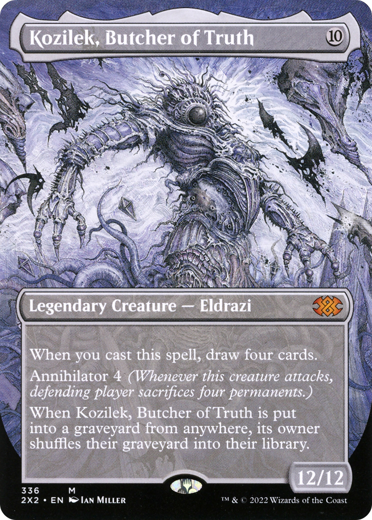 Kozilek, Butcher of Truth (2X2-336) - [Double Masters 2022] (Borderless) Foil
