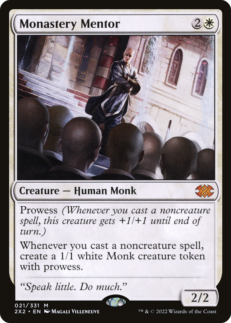 Monastery Mentor (2X2-021) - [Double Masters 2022]
