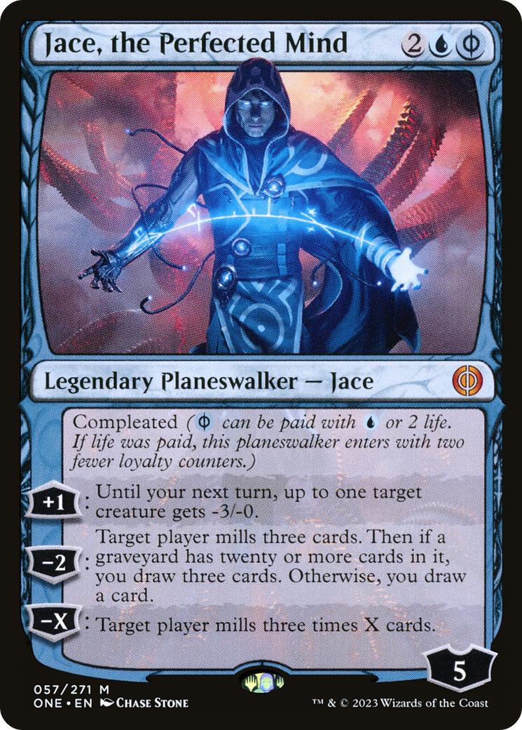 Jace, the Perfected Mind (ONE-057) - [Phyrexia: All Will Be One]