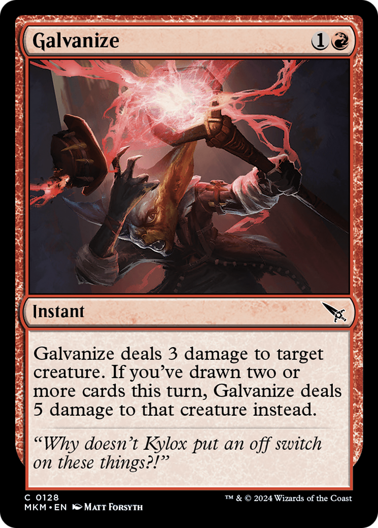 Galvanize (MKM-128) - [Murders at Karlov Manor] Foil