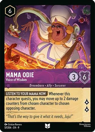 Mama Odie - Voice of Wisdom (57/204) - [ Fabled ] Cold Foil