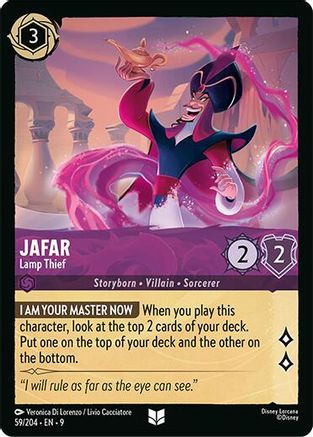 Jafar - Lamp Thief (59/204) - [ Fabled ] Cold Foil