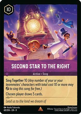 Second Star to the Right (60/204) - [ Fabled ] Cold Foil