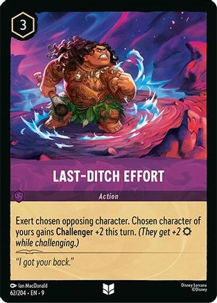 Last-Ditch Effort (62/204) - [ Fabled ] Cold Foil