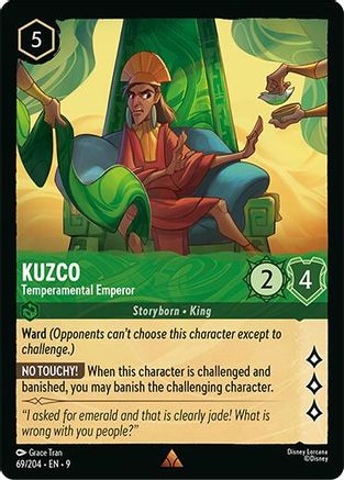 Kuzco - Temperamental Emperor (69/204) - [ Fabled ] Cold Foil