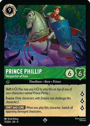 Prince Phillip - Vanquisher of Foes (73/204) - [ Fabled ] Cold Foil