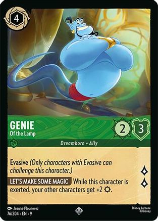 Genie - Of the Lamp (76/204) - [ Fabled ] Cold Foil