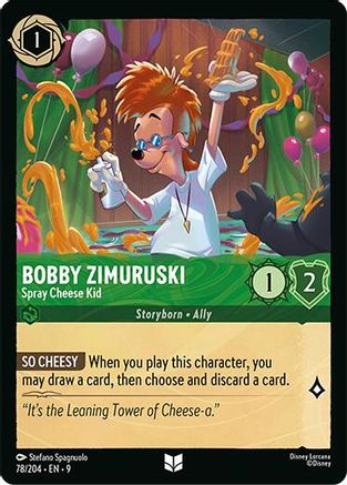 Bobby Zimuruski - Spray Cheese Kid (78/204) - [ Fabled ] Cold Foil