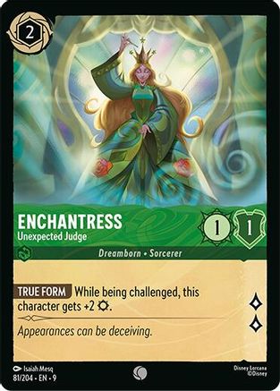 Enchantress - Unexpected Judge (81/204) - [ Fabled ] Cold Foil