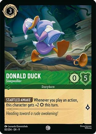 Donald Duck - Sleepwalker (83/204) - [ Fabled ] Cold Foil