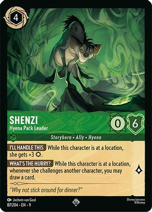 Shenzi - Hyena Pack Leader (87/204) - [ Fabled ] Cold Foil