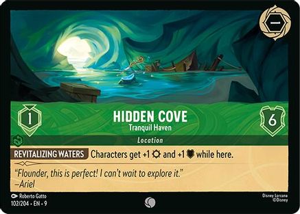 Hidden Cove - Tranquil Haven (102/204) - [ Fabled ] Cold Foil