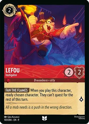 LeFou - Instigator (103/204) - [ Fabled ] Cold Foil