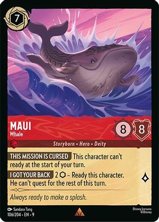 Maui - Whale (106/204) - [ Fabled ] Cold Foil