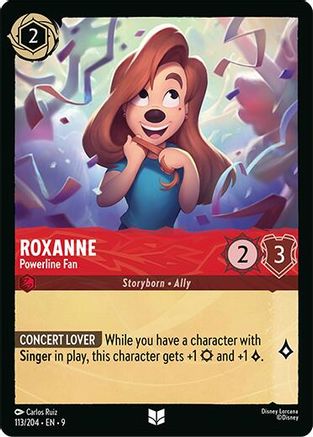 Roxanne - Powerline Fan (113/204) - [ Fabled ] Cold Foil