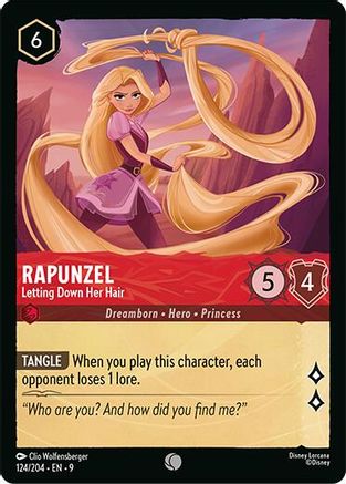 Rapunzel - Letting Down Her Hair (124/204) - [ Fabled ] Cold Foil