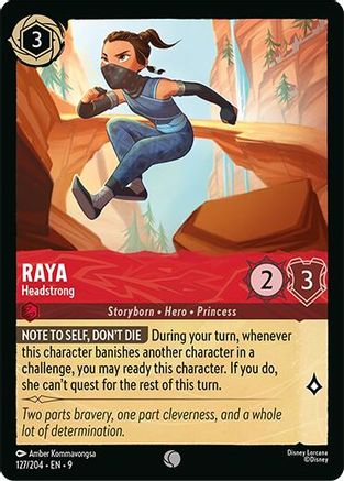 Raya - Headstrong (127/204) - [ Fabled ] Cold Foil