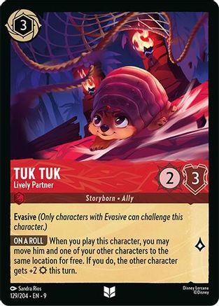 Tuk Tuk - Lively Partner (129/204) - [ Fabled ] Cold Foil