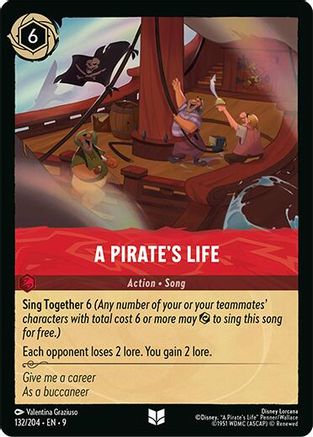 A Pirate's Life (132/204) - [ Fabled ] Cold Foil