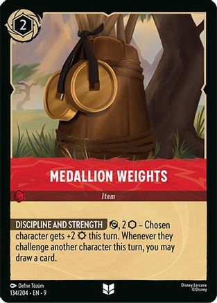 Medallion Weights (134/204) - [ Fabled ] Cold Foil