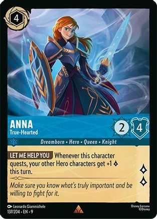 Anna - True-Hearted (137/204) - [ Fabled ] Cold Foil