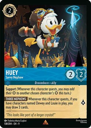 Huey - Savvy Nephew (138/204) - [ Fabled ]