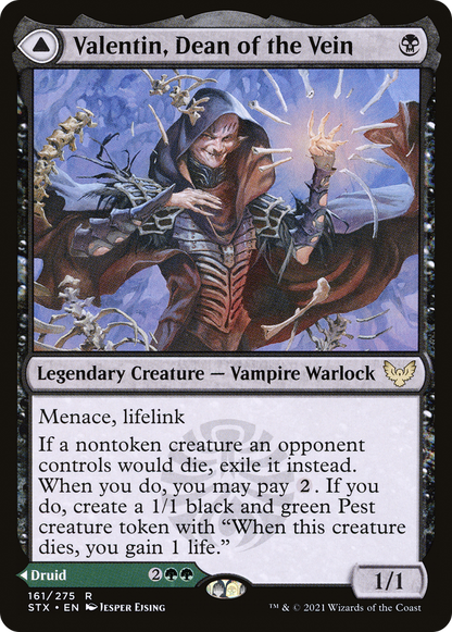 Valentin, Dean of the Vein (STX-161) - [Strixhaven: School of Mages]