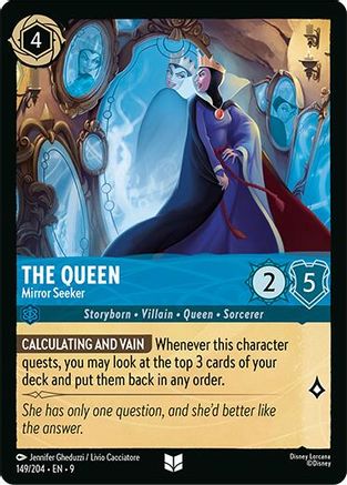The Queen - Mirror Seeker (149/204) - [ Fabled ] Cold Foil