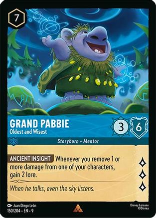 Grand Pabbie - Oldest and Wisest (150/204) - [ Fabled ] Cold Foil