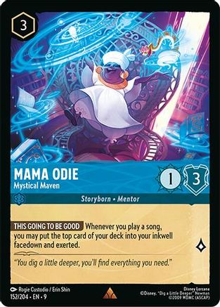 Mama Odie - Mystical Maven (152/204) - [ Fabled ] Cold Foil