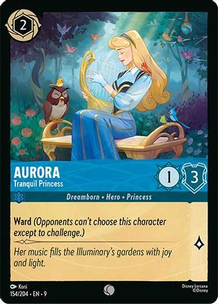 Aurora - Tranquil Princess (154/204) - [ Fabled ] Cold Foil