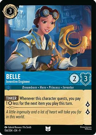 Belle - Inventive Engineer (156/204) - [ Fabled ] Cold Foil