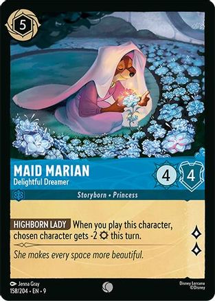 Maid Marian - Delightful Dreamer (158/204) - [ Fabled ] Cold Foil