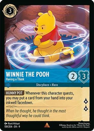 Winnie the Pooh - Having a Think (159/204) - [ Fabled ] Cold Foil