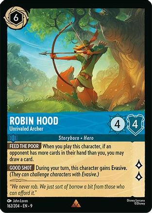 Robin Hood - Unrivaled Archer (162/204) - [ Fabled ] Cold Foil