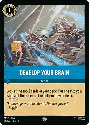 Develop Your Brain (163/204) - [ Fabled ] Cold Foil