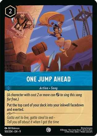 One Jump Ahead (165/204) - [ Fabled ] Cold Foil
