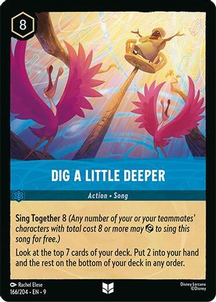 Dig a Little Deeper (166/204) - [ Fabled ] Cold Foil