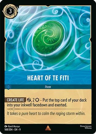 Heart of Te Fiti (168/204) - [ Fabled ] Cold Foil