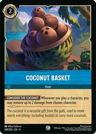 Coconut Basket (169/204) - [ Fabled ] Cold Foil