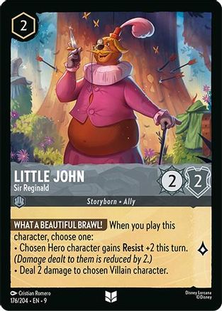 Little John - Sir Reginald (176/204) - [ Fabled ] Cold Foil