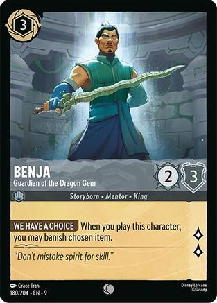 Benja - Guardian of the Dragon Gem (180/204) - [ Fabled ] Cold Foil