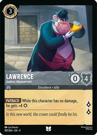 Lawrence - Jealous Manservant (187/204) - [ Fabled ] Cold Foil