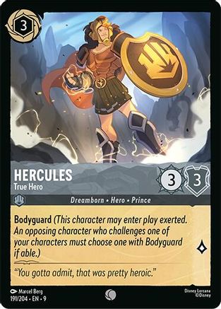 Hercules - True Hero (191/204) - [ Fabled ] Cold Foil
